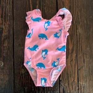 Narwhal Ruffle Swimsuit